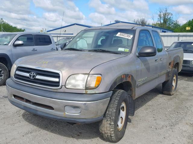 5TBBN44141S159437 - 2001 TOYOTA TUNDRA ACC SILVER photo 2