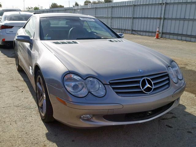 WDBSK75F04F078854 - 2004 MERCEDES-BENZ SL 500 SILVER photo 1