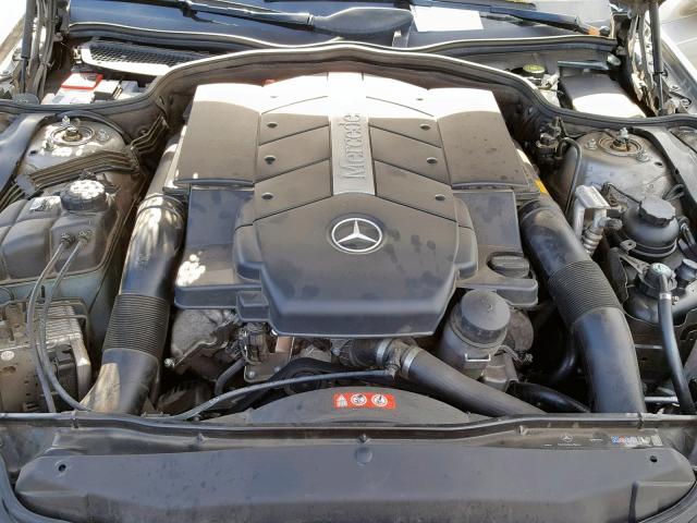 WDBSK75F04F078854 - 2004 MERCEDES-BENZ SL 500 SILVER photo 7