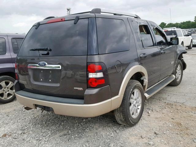 1FMEU64E46UA38881 - 2006 FORD EXPLORER E BROWN photo 4