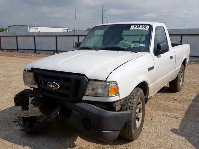 1FTYR10D89PA62672 - 2009 FORD RANGER WHITE photo 2