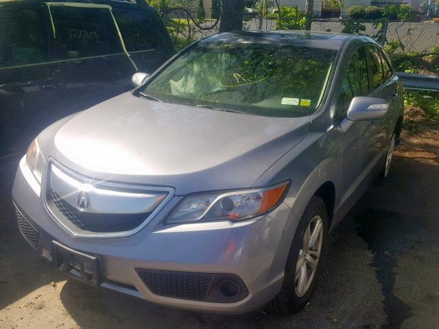 5J8TB4H32FL012141 - 2015 ACURA RDX GRAY photo 2