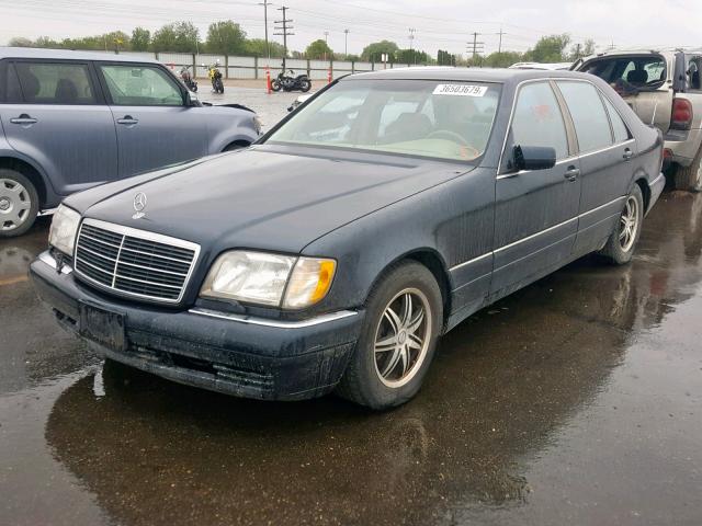 WDBGA43G0WA376694 - 1998 MERCEDES-BENZ S 420 BLUE photo 2