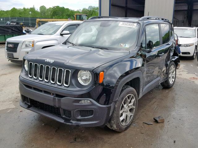 ZACCJBAB0JPJ16037 - 2018 JEEP RENEGADE S 黑色 照片 2