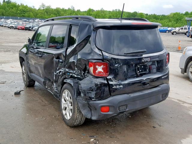 ZACCJBAB0JPJ16037 - 2018 JEEP RENEGADE S 黑色 照片 3