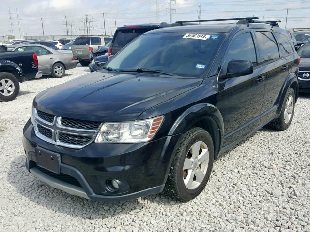 3D4PG1FGXBT547676 - 2011 DODGE JOURNEY MA BLACK photo 2