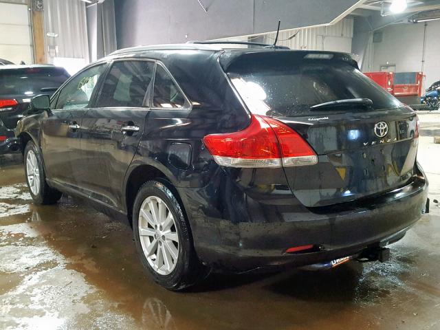 4T3ZE11A59U005936 - 2009 TOYOTA VENZA BLACK photo 3