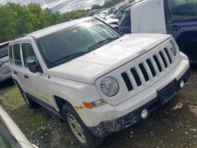 1C4NJRBB0ED852001 - 2014 JEEP PATRIOT SP WHITE photo 1