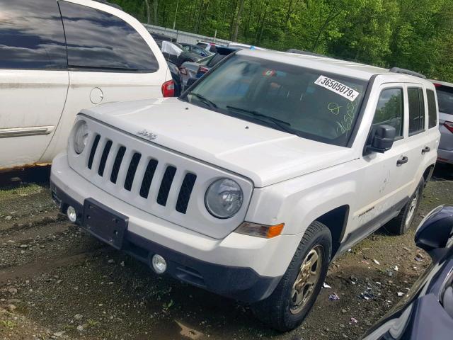 1C4NJRBB0ED852001 - 2014 JEEP PATRIOT SP WHITE photo 2