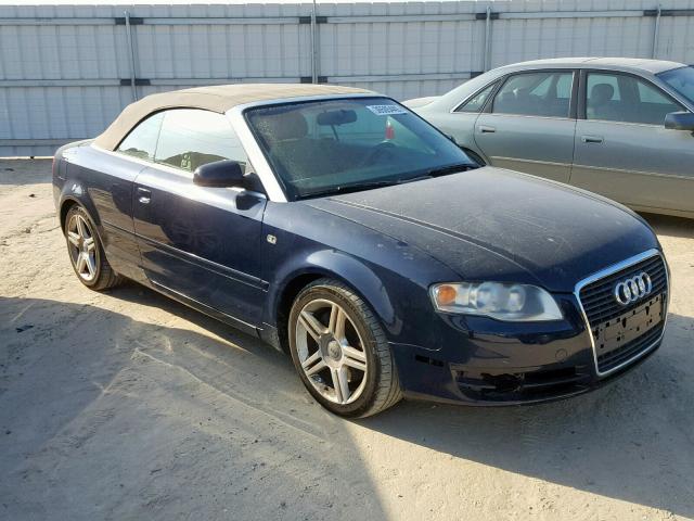 WAUDF48H88K003842 - 2008 AUDI A4 2.0T CA BLUE photo 1