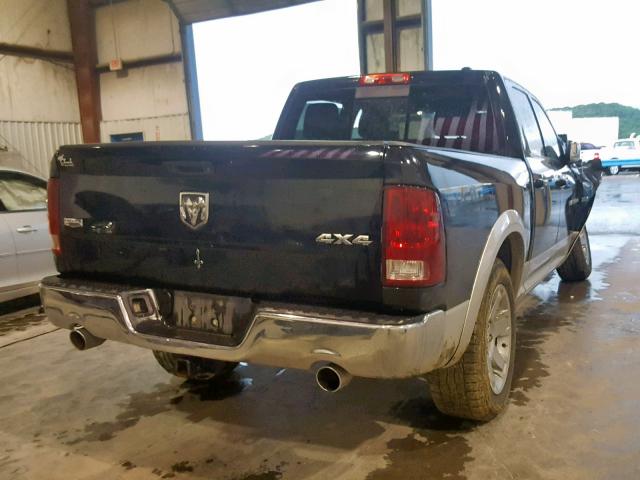 1C6RD7NTXCS109993 - 2012 DODGE RAM 1500 L BLACK photo 4