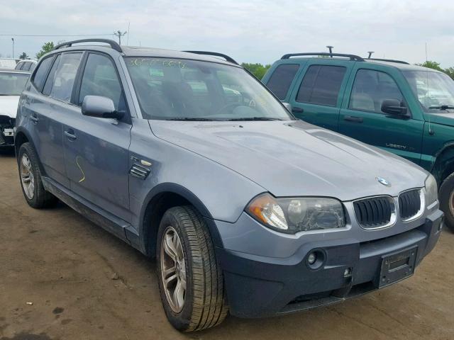 WBXPA93424WC33059 - 2004 BMW X3 3.0I GRAY photo 1