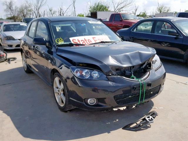 JM1BK343241169414 - 2004 MAZDA 3 HATCHBAC GRAY photo 1