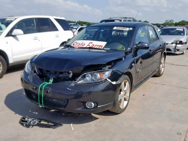 JM1BK343241169414 - 2004 MAZDA 3 HATCHBAC GRAY photo 2