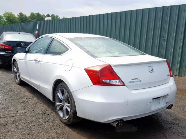 1HGCS2B87CA007436 - 2012 HONDA ACCORD EXL WHITE photo 3