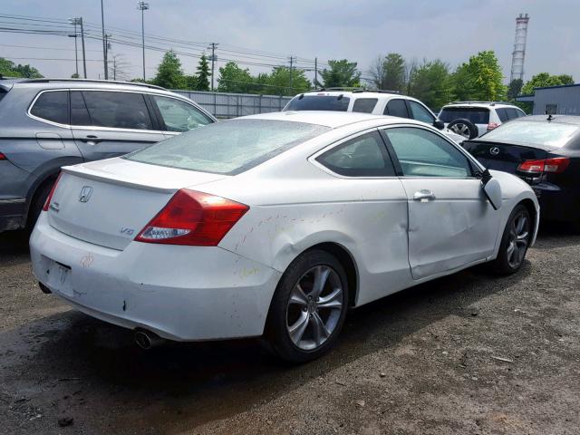 1HGCS2B87CA007436 - 2012 HONDA ACCORD EXL WHITE photo 4