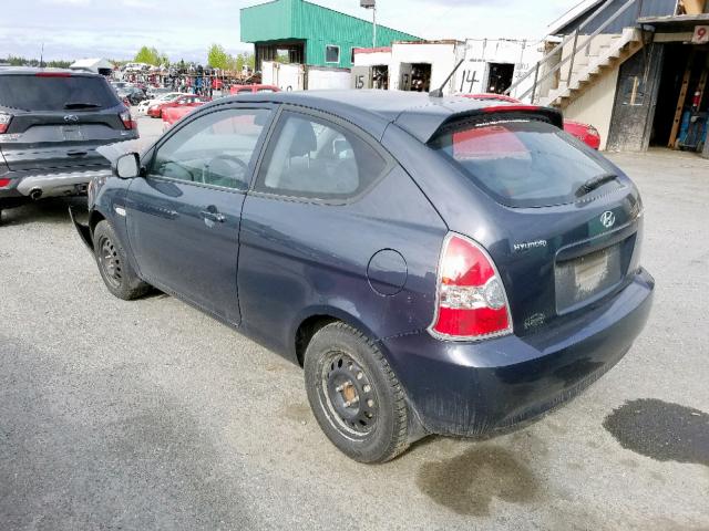 KMHCN3BC0BU202822 - 2011 HYUNDAI ACCENT SE CHARCOAL photo 3