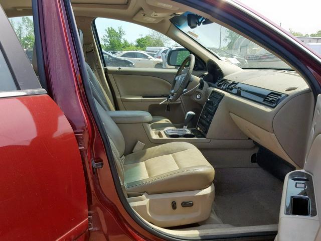 1MEFM43196G601433 - 2006 MERCURY MONTEGO PR ბურგუნდია ფოტო 5