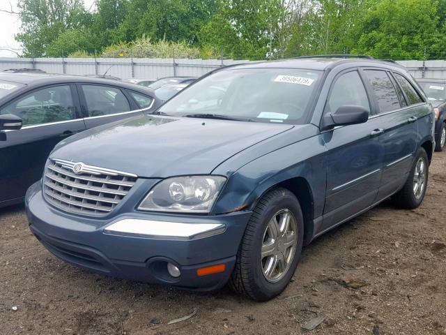 2C8GF68484R645805 - 2004 CHRYSLER PACIFICA TEAL photo 2