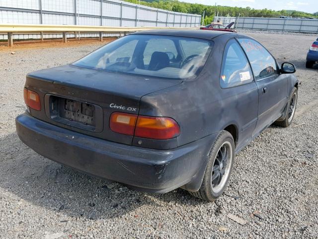 2HGEJ2221RH503561 - 1994 HONDA CIVIC DX BLACK photo 4