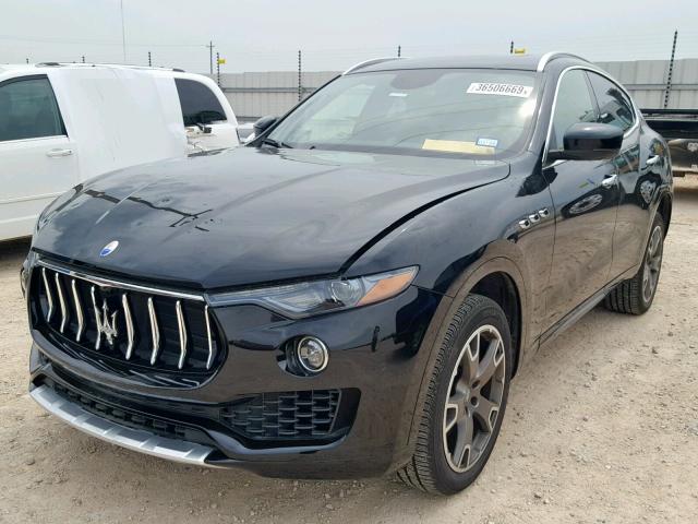 ZN661XUL3HX252735 - 2017 MASERATI LEVANTE LU BLACK photo 2