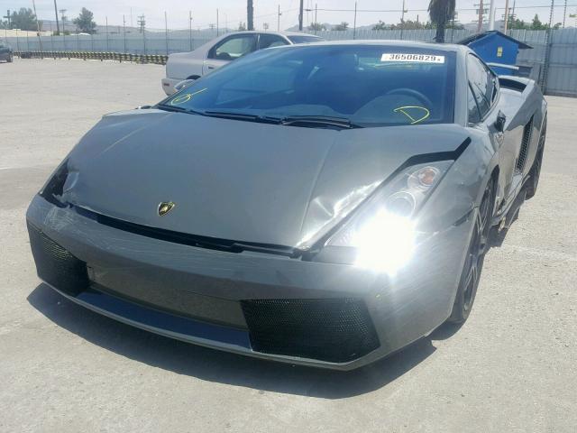 ZHWGU43T38LA05987 - 2008 LAMBORGHINI GALLARDO S GRAY photo 2