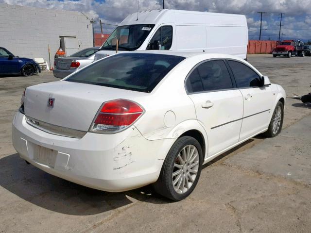 1G8ZS57N67F126087 - 2007 SATURN AURA XE WHITE photo 4