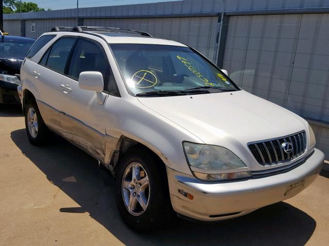 JTJGF10U010085619 - 2001 LEXUS RX 300 WHITE photo 1