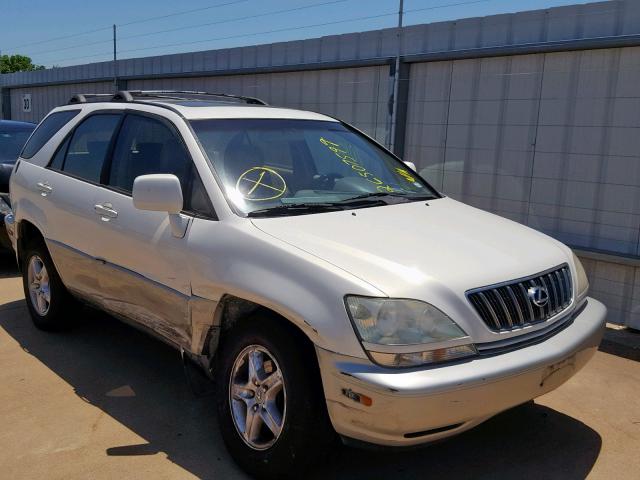 JTJGF10U010085619 - 2001 LEXUS RX 300 WHITE photo 9