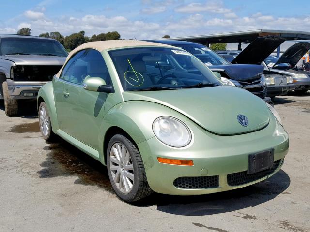 3VWRG31Y79M403120 - 2009 VOLKSWAGEN NEW BEETLE მწვანე ფოტო 1