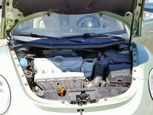 3VWRG31Y79M403120 - 2009 VOLKSWAGEN NEW BEETLE მწვანე ფოტო 7