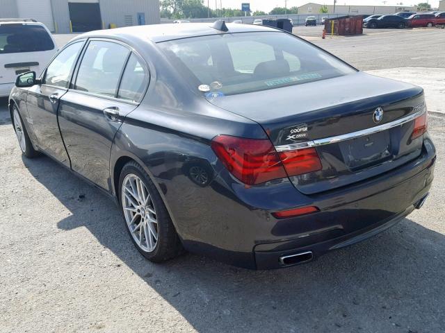 WBAYF8C56DDE59443 - 2013 BMW 750 LXI BLACK photo 3