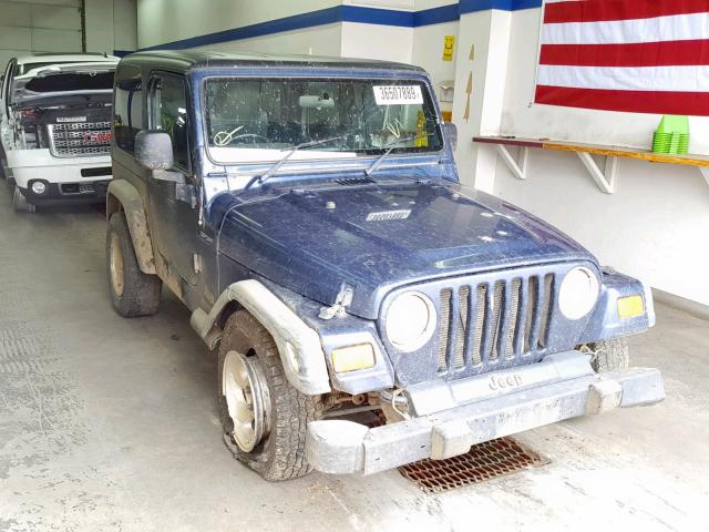 1J4F449SX6P762174 - 2006 JEEP WRANGLER / BLUE photo 1