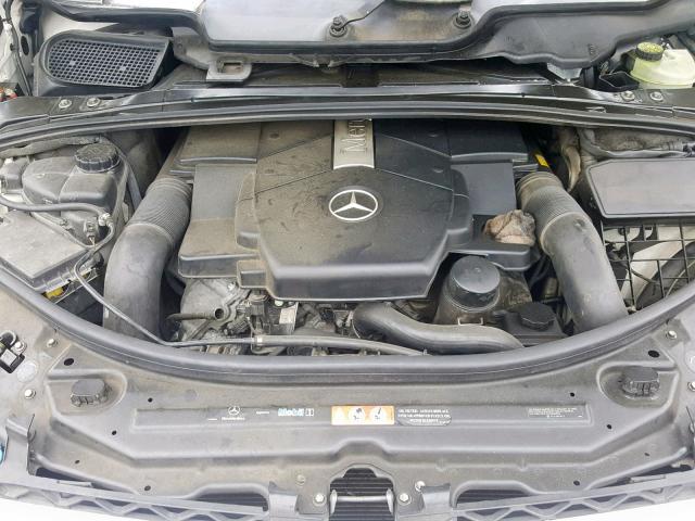 4JGCB75E26A035268 - 2006 MERCEDES-BENZ R 500 WHITE photo 7