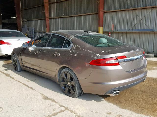 SAJWA05B59HR09594 - 2009 JAGUAR XF LUXURY BROWN photo 3