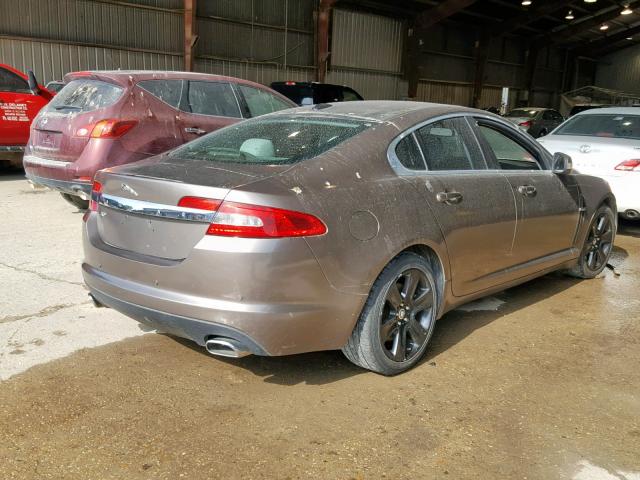 SAJWA05B59HR09594 - 2009 JAGUAR XF LUXURY BROWN photo 4