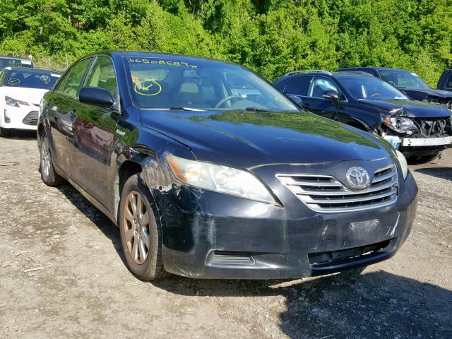 4T1BB46K78U034245 - 2008 TOYOTA CAMRY HYBR BLACK photo 1