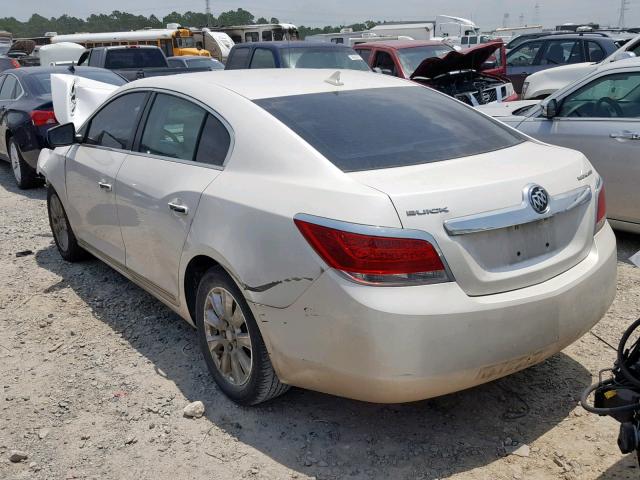 1G4GB5EG1AF158725 - 2010 BUICK LACROSSE C WHITE photo 3