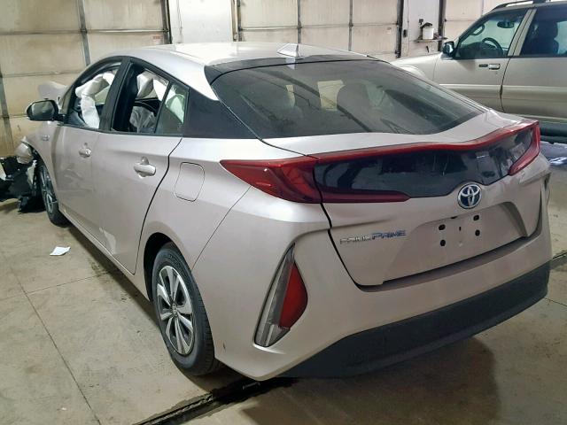 JTDKARFP5J3102442 - 2018 TOYOTA PRIUS PRIM 棕色 照片 3