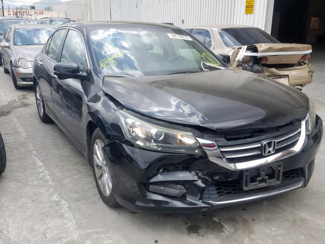 1HGCR2F80EA234475 - 2014 HONDA ACCORD EXL BLACK photo 1