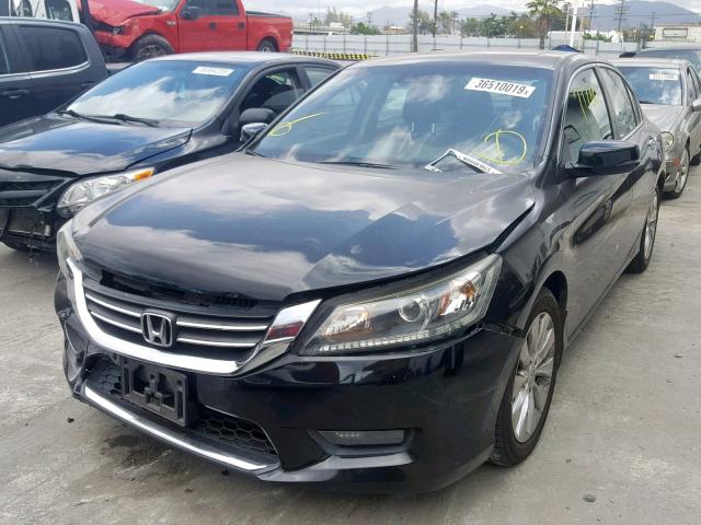 1HGCR2F80EA234475 - 2014 HONDA ACCORD EXL BLACK photo 2