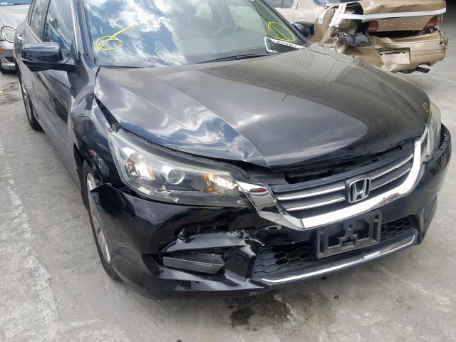 1HGCR2F80EA234475 - 2014 HONDA ACCORD EXL BLACK photo 9