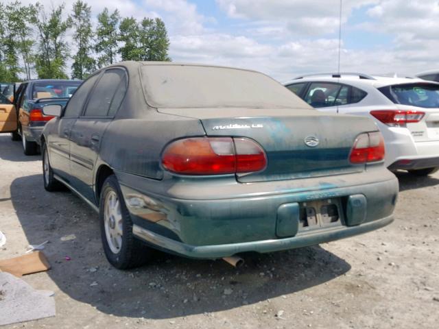 1G1NE52M4W6268259 - 1998 CHEVROLET MALIBU LS GREEN photo 3