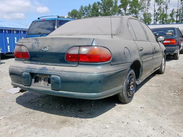 1G1NE52M4W6268259 - 1998 CHEVROLET MALIBU LS GREEN photo 4