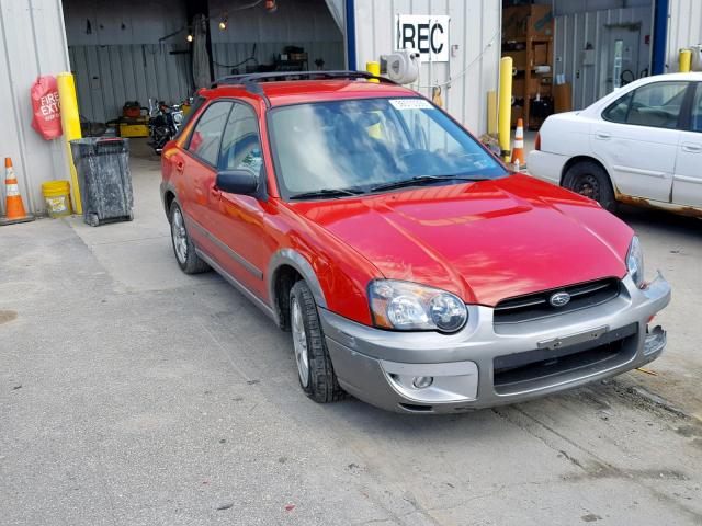 JF1GG68555G806742 - 2005 SUBARU IMPREZA OU RED photo 1