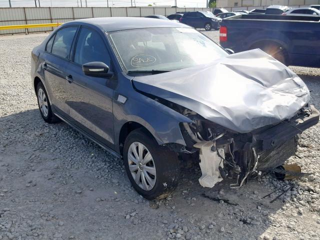 3VW2K7AJ3BM094259 - 2011 VOLKSWAGEN JETTA BASE GRAY photo 1