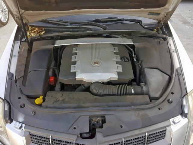 1G6DR57V180175412 - 2008 CADILLAC CTS HI FEA SILVER photo 7