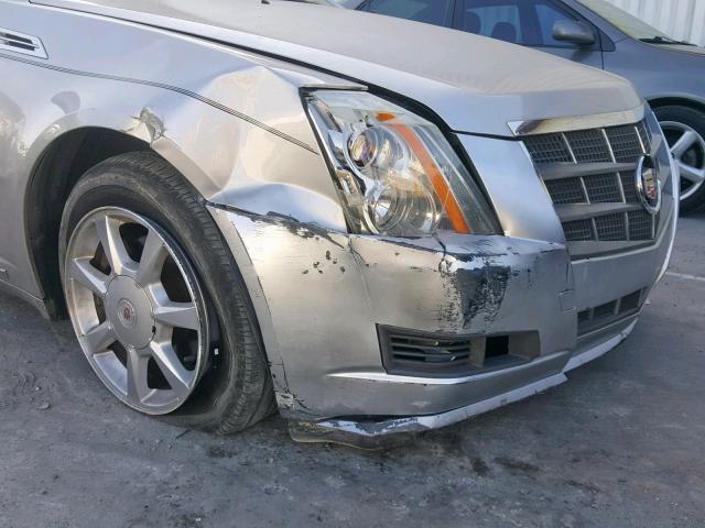 1G6DR57V180175412 - 2008 CADILLAC CTS HI FEA SILVER photo 9