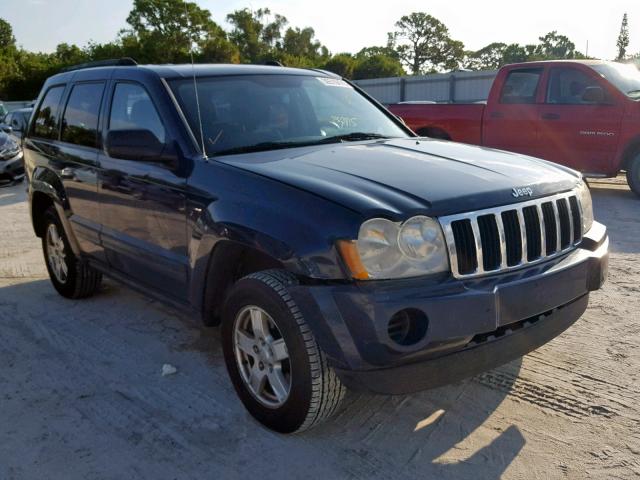 1J4GS48K76C110339 - 2006 JEEP GRAND CHER BLUE photo 1