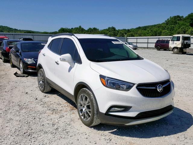 KL4CJ1SB5JB584569 - 2018 BUICK ENCORE SPO WHITE photo 1